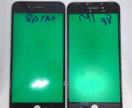 Kính Liền Ron Iphone 8 Plus ( Đen )