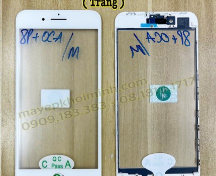 Kính Ron + OCA 8 Plus ( Trắng )